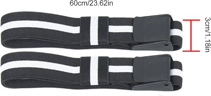 2Pcs Blood Flow Restriction Bands Kaatsu Training Bands,Occlusion Training Bands,Bicep Bands,Workout Equipment Weight Bands,Workout Blood Flow Restriction Bands, Occlusion Training Bands Blood Fl