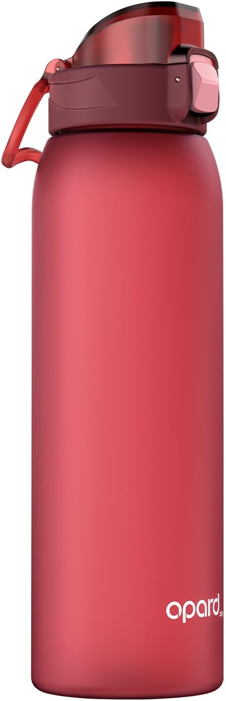 Opard 30oz/32oz Sports Water Bottle with Leak Proof Flip Top Lid BPA Free Tritan Reusable Plastic for Gym and Outdoor, Travel Water Bottle