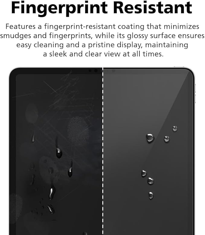 2-Pack 6H PET Screen Protector with Glass Coating For Samsung Galaxy Tab S10 FE/Tab S9 FE 10.9 inch, HD Clear, S Pen Compatible, Anti Blue Light, Unbreakable, Easy Installation