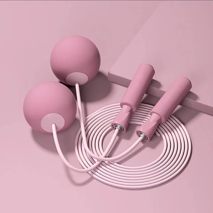 Weighted Jump Rope Without Rope Skipping Rope No Line Speed Rope Cordless For Fitness Workout Anywhere Ropeless Bod Rope for Exercise Training Beachbody Build