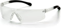 Pyramex Provoq Safety Eyewear Blue Mirror Lens Black Temples