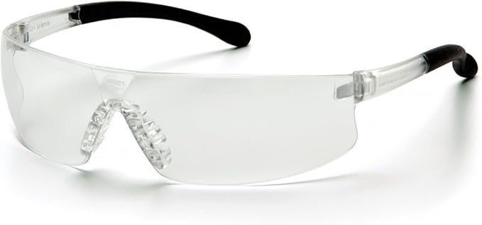 Pyramex Provoq Safety Eyewear Blue Mirror Lens Black Temples