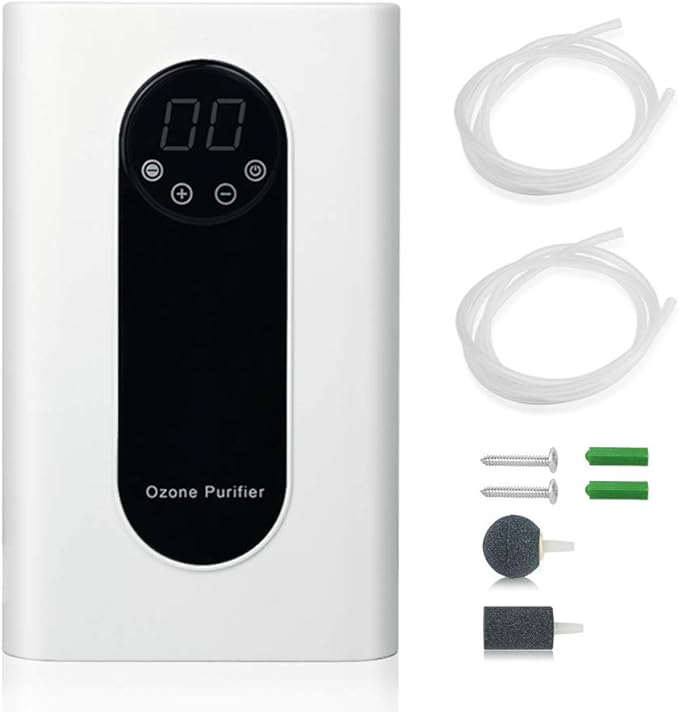 Portable Ozone Generator,1000mg/h Multipurpose Ozone Machine for Air,Water,Food,Home,Office,Hunting