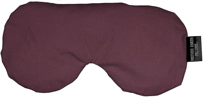Mother Earth Pillows Sinus Flax Pillow for Natural Relief (Eggplant - No Herbs Added)