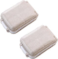 Cabilock Portable Medicine Box 2-Pack Foldable 3-Layer Pill Organizer with 8 Compartments Travel Case for Vitamins Medications Daily Use