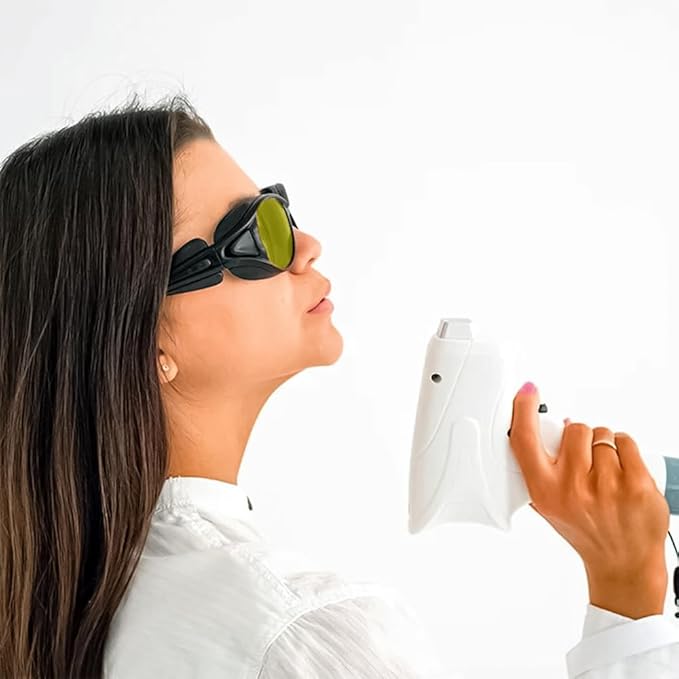 mozeeda Professional IPL Laser Safety Glasses Eye Protection,190-510nm OD4+ Laser Glasses Eye Protection, Laser Hair Removal Goggles for Treatment Cosmetology Operator