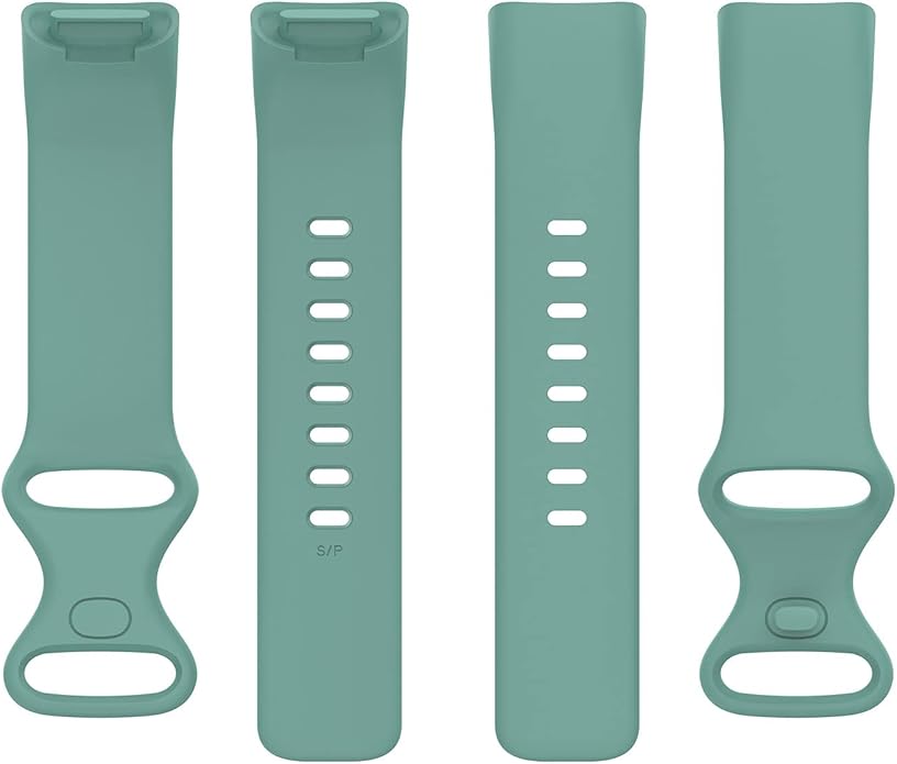 Compatible Soft Silicone Bands Sports Wristbands Replacement for Fitbit Charge 5&Charge 6 Advanced Fitness & Health Tracker Accessories Small/Large Watchbands