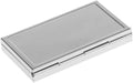 Travel Metal Pill Box Medicine Organizer Container Tray Box Case Storage 3 Slot, Silver, 60.0 grams, 2.1164 Ounce (167475)