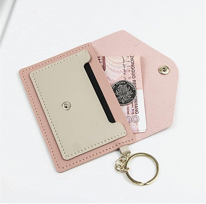 Birth Control Pill Case/Wallet PU Leather Medicine Holder Keychain Envelope Purse(Black)