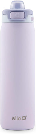 Ello Pop & Fill Insulated Stainless Steel Water Bottle with Quick Fill Lid, Leakproof Locking, Sip or Chug Spout, BPA-Free, Double Wall Vacuum Insulated for Sports, Travel & School- 22oz / 32oz / 40oz
