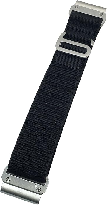 Custom Fit by Wrist Size, Small & Large Wrists, for Garmin Nylon Watch Band –– Compatible with QuickFit 20mm / 22mm / 26mm, Fenix 7, Instinct 2X, Forerunner, Epix, Tactix, MARQ, quatix, Approach