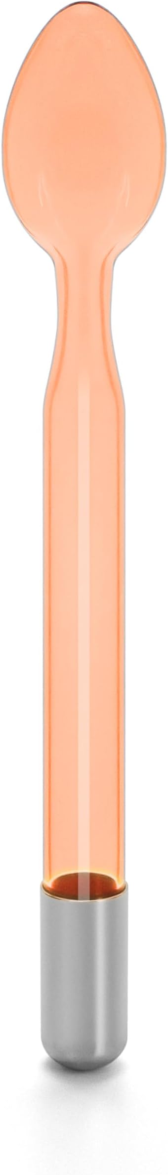 Electrode Wand Glass Tube Handheld Spare Parts for Hi Frequency Instrument Elitzia ETJX006AS (Orange Spoon)