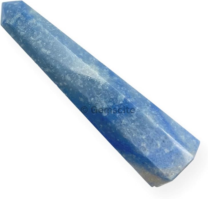 WholesaleGemShop 3 Inch Gemstones Obelisk Tower Jumbo Facet Aura Rock Crystal Natural Polished Earth Wand Spirit