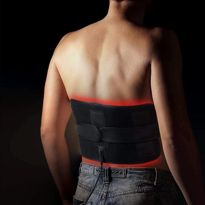 Red Light & Near Infrared Therapy Wrap FDA Cleared Led Light Therapy Back Pain Relief Device Wearable Deep Penetrating Pad Relief for Joints Knee Pain