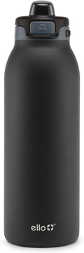 Ello Pop & Fill Insulated Stainless Steel Water Bottle with Quick Fill Lid, Leakproof Locking, Sip or Chug Spout, BPA-Free, Double Wall Vacuum Insulated for Sports, Travel & School- 22oz / 32oz / 40oz