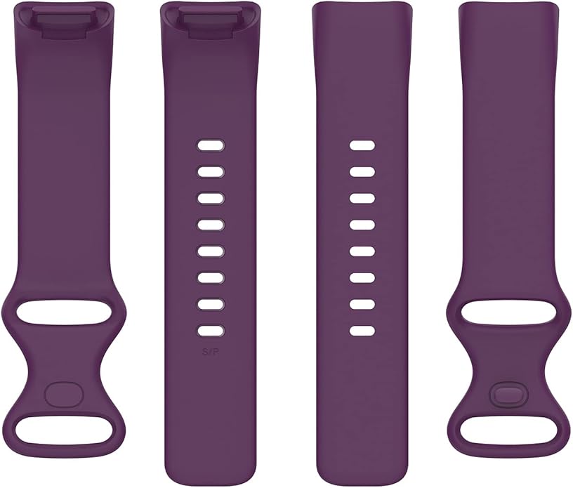 Compatible Soft Silicone Bands Sports Wristbands Replacement for Fitbit Charge 5&Charge 6 Advanced Fitness & Health Tracker Accessories Small/Large Watchbands