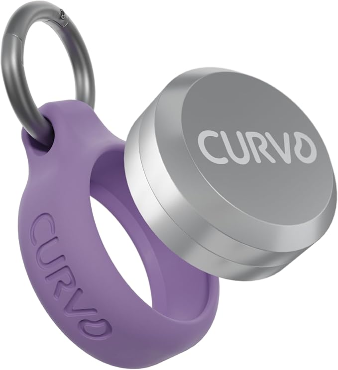 CURVD Premium Carrying Case - Durable Travel Keychain Container, Small Waterproof Holder for Earplugs, Pills, Coins Compatible with Loop, Eargasm & Vibes, or Compact Mini Purse Pill Box (2 Pack)