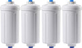 Huining 4PCS Fluoride and Arsenic Water Filter Replacement for Purification System - Gravity Filter for Travel and Bucket Filtration