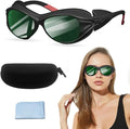 mozeeda Red Light Therapy Glasses, Laser Hair Removal Glasses, IPL Laser Safety Glasses 190-450nm&560-2000nm, Eyes Protection for Tanning Goggles and Red Light Therapy