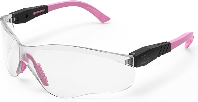xaegistac Shooting Glasses Anti-fog Shooting Range Eye Protection, Adjustable Safety Glasses with Zipper Hard Case