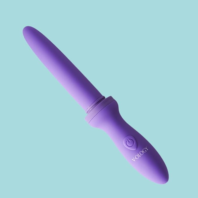 Silicone Dilator Pelvic Floor Exercise Kit, 6 Piece Set, Purple Pelvic Floor Muscle Trainer| Vibrating Kegel Exerciser with Lubricant, Bonus Sleeve & Storage Pouch
