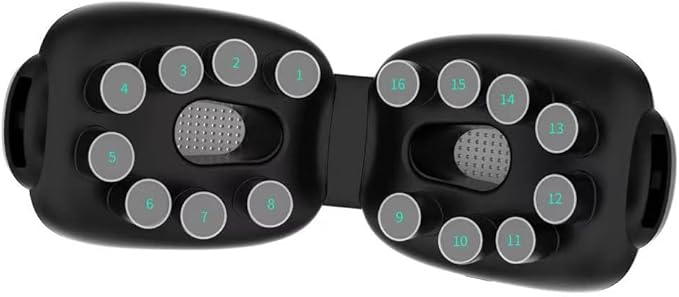Be Relax Dynamic Eye Therapy Portable Travel-Friendly Cordless Massager. Eye Fatigue and Dryness Solution. Various Massage Heads. Enhance Relaxation. in Built Music.