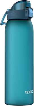 Opard 30oz/32oz Sports Water Bottle with Leak Proof Flip Top Lid BPA Free Tritan Reusable Plastic for Gym and Outdoor, Travel Water Bottle