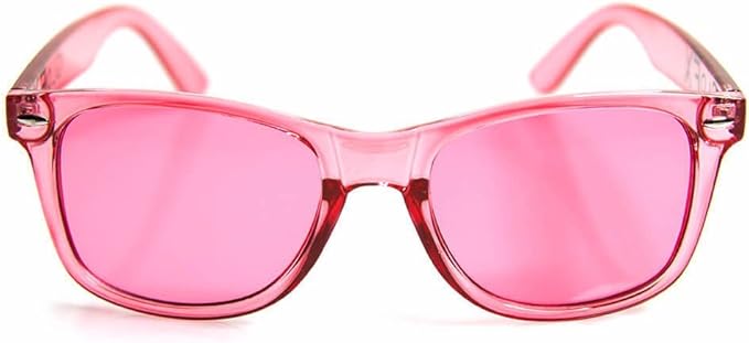 GloFX Baker-Miller Pink (Rose) Color Therapy Glasses | Chromotherapy Mood Boosting Glasses