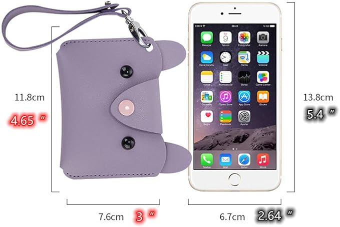 Birth Control Pill Case/Wallet PU Leather Medicine Holder Cat (Black)