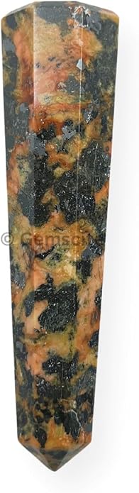 WholesaleGemShop 3 Inch Gemstones Obelisk Tower Jumbo Facet Aura Rock Crystal Natural Polished Earth Wand Spirit