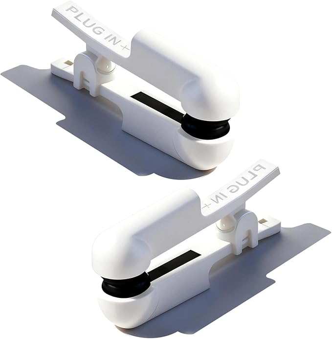 Ear Clip Electrodes, Ear Clip Accessories Fit for Tens 7000 (White)