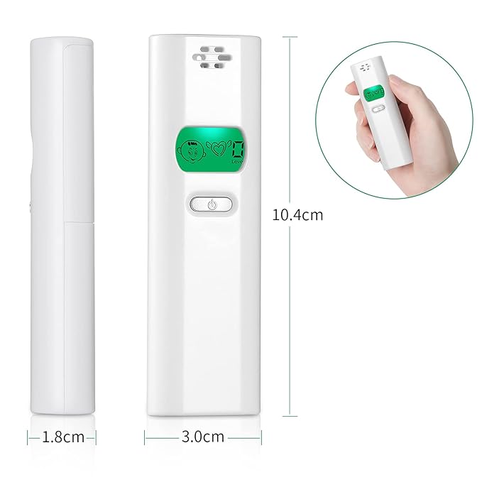 Bad Breath Tester Professional - Oral Odor Monitor Tool, Portable Breath Smell Analyzer & Checker for Personal Cavity Testing