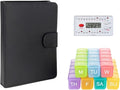 e-Pill 5 Times a Day x 7 Day Large Weekly Pill Organizer, Vitamin and Medicine Pill Box - with Discreet Case and Pill Reminder