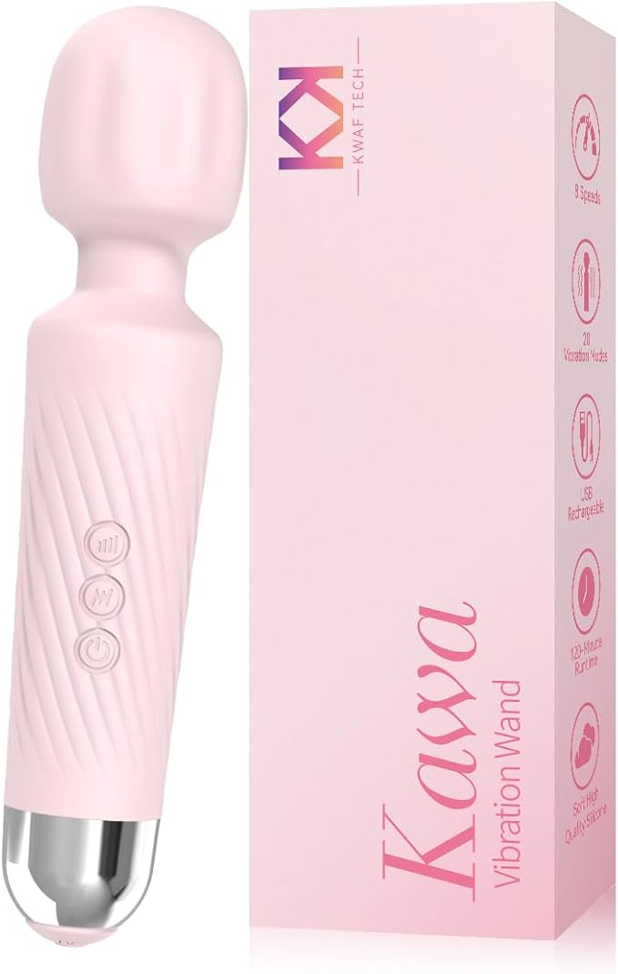 KWAF Deep Tissue Muscle Massager – Rechargeable Handheld Body Therapy Device for Neck, Back & Shoulder Relief – Adjustable Speed – Quiet Motor