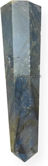 WholesaleGemShop 3 Inch Gemstones Obelisk Tower Jumbo Facet Aura Rock Crystal Natural Polished Earth Wand Spirit