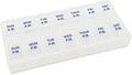Ezy Dose Weekly 7-Day AM/PM Pill Organizer, Vitamin Case and Medicine Box, Medium Compartments for Twice-Daily Dosing, Natural Color Design, Easy-Open Lids, Portable and Perfect for Home or Travel Use