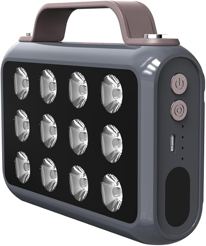 Hooga Charge Portable Red and Near Infrared LED Light Device, 660nm 850nm Dual Wavelength, Rechargeable with Travel Case