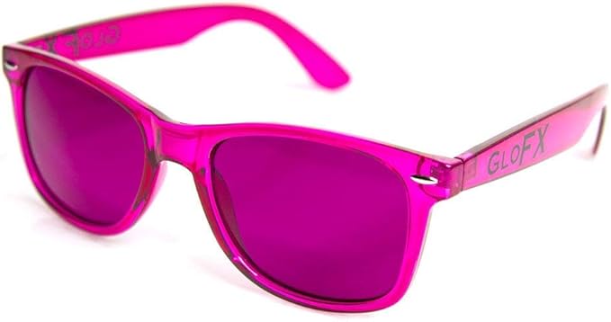 GloFX Magenta Color Therapy Glasses Chakra Glasses Relax Glasses
