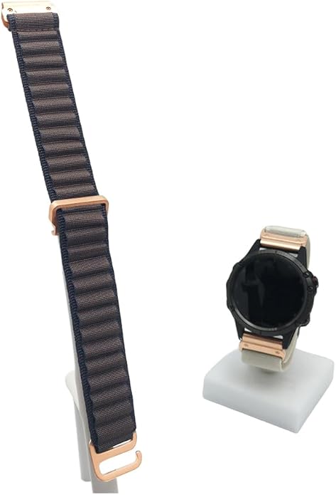 Custom Fit by Wrist Size, Small & Large Wrists, for Garmin Nylon Watch Band –– Compatible with QuickFit 20mm / 22mm / 26mm, Fenix 7, Instinct 2X, Forerunner, Epix, Tactix, MARQ, quatix, Approach