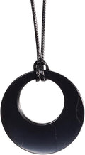Shungite Pendant Necklace - Harmonizing Shield Defense - Wearable Shungite Crystal for Stress Down and Vitality Up - Shungites Stones from Russian Mine