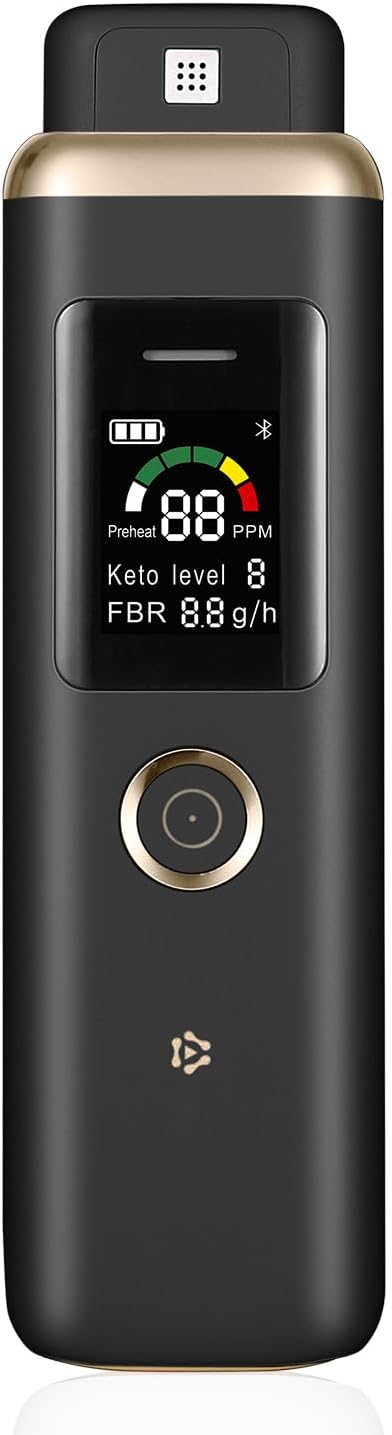 Professional-Grade Ketone Breath Monitors Analyzer for Monitor Ketonsis in Your Breath - Home Breath Ketosis Metter | Portable Breath Ketosis Tester Ketone Meter - Empower Your Fitness Journey