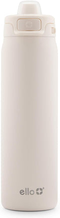 Ello Pop & Fill Insulated Stainless Steel Water Bottle with Quick Fill Lid, Leakproof Locking, Sip or Chug Spout, BPA-Free, Double Wall Vacuum Insulated for Sports, Travel & School- 22oz / 32oz / 40oz