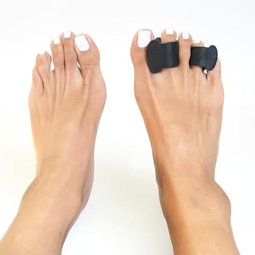 Single Toe Spacer for Bunion Relief and Plantar Fasciitis Support, Soft Gel Toe Separators for Alignment, Foot Tension and In-Shoe Comfort | 4 pieces