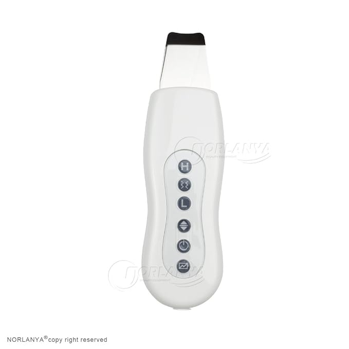 NORLANYA Skin Scrubber Spatula Blackhead Removal Skin Peeling Extractor Pores Cleanser Facial Scrubber - Gentle Hydro-Exfoliation - Cordless