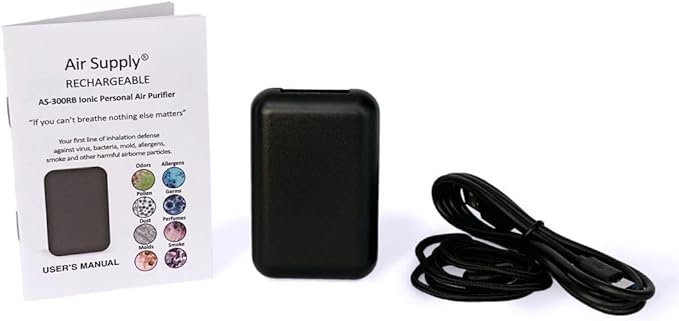 Wein AS300RB Personal Air Purifier - Rechargeable Black