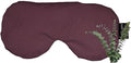Mother Earth Pillows Sinus Flax Pillow for Natural Relief (Eggplant - Breathe Herbal Blend)