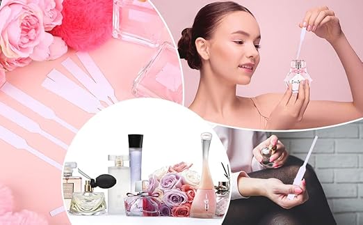 600 Perfume Test Strips White Perfume Paper Strips Premium Fragrance Test Strips for scents (SAERW45346379YTR)