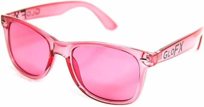 GloFX Baker-Miller Pink (Rose) Color Therapy Glasses | Chromotherapy Mood Boosting Glasses