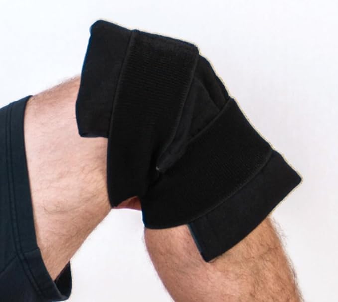 Cryopak Cold and Hot Therapy Wrap, Black, Latex-Free, Non-Toxic, for Back, Abdomen, Hip, Sports Injury Prevention, Recovery (Large). kit Includes Flexible Gel Compress, Sleeve and Strap.