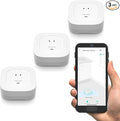 Water Leak Sensor 4 with 105dB Audio Alarm 3-Pack, SMS/Text, Email & Push Notifications, Freeze Warning, LoRa Up to 1/4 Mile Open-Air Range, w/Alexa, IFTTT, Hub Required!